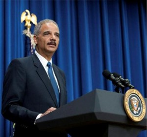 Secretario de Justicia Federal Eric Holder