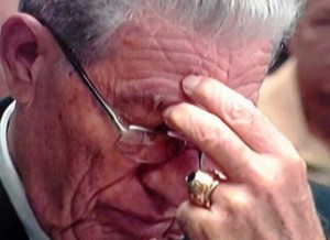 El Ex-alcalde Malave cabizbajo escuchando su veredicto  4 dic 2013