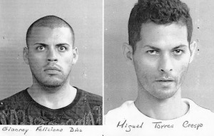 Gianray Feliciano Díaz, alias “El Jany” y “El Gringo” y Miguel Torres Crespo, alias “Cuajo”. (Suministrada.)