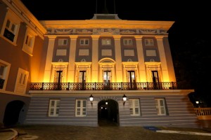 El Palacio de Santa Catalina, en ocasión del Día Nacional de la Prevención del Suicidio.