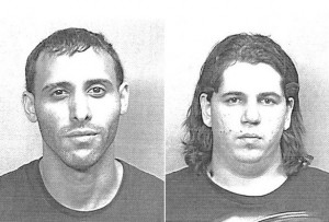 Fotos de las fichas de Christopher Sánchez Asencio y José Bosch Mulero, acusados por la Masacre de Guaynabo (Suministradas Policía).