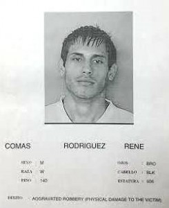 Ficha de René Comas Rodríguez (Suministrada Policía).