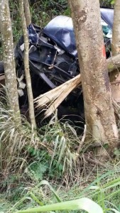 Otro ángulo del accidente (Foto West Coast Fire & Rescue).