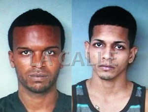 Fotos de las fichas de Misael Rivera Nuñez y Steven García Ortiz (Suministradas Policía).