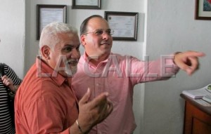 El representante Armando Franco y el presidente de la Cámara, Jaime Perelló (Archivo).