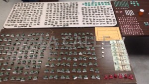 Drogas confiscadas en el residencial Yagüez (Suministrada Policía).