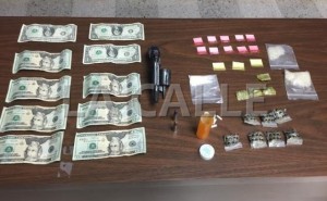 Material confiscado por los agentes de Vehículos Hurtados de Mayagüez (Suministrada Policía). 