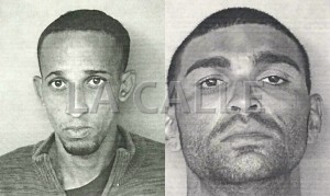Fotos de las fichas de Valentín Rivera Pérez y Edwin Olivencia Ramos (Suministradas Policía).