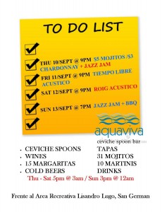 Aquaviva weekend 11-13 sept
