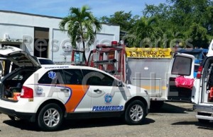 El vendedor ambulante sufrió quemaduras en el rostro y los brazos (Foto Facebook Rescate Cortés).