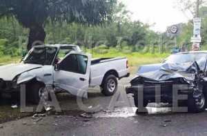 Escena del accidente ocurrido en Añasco (Foto Rescate Cortés).