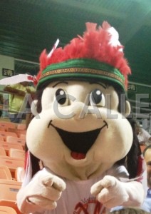 "Bompy", la popular mascota de varios equipos deportivos, sigue cosechando éxitos (Archivo).