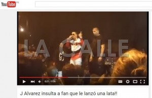 Captura de pantalla del vídeo del incidente en You Tube.