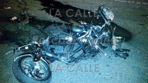 Así quedó la motora del joven Michael Irizarry Monsegur, quien murió en medio de un accidente en Añasco (Foto Rescate Cortés).