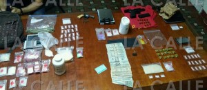 Material ocupado durante allanamiento en Isabela (Suministrada Policía).