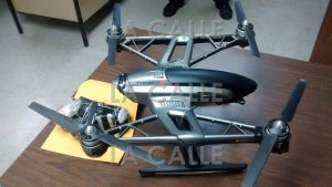 "Drone" con contrabando ocupado en la Cárcel de Bayamón (Suministrada DCR).